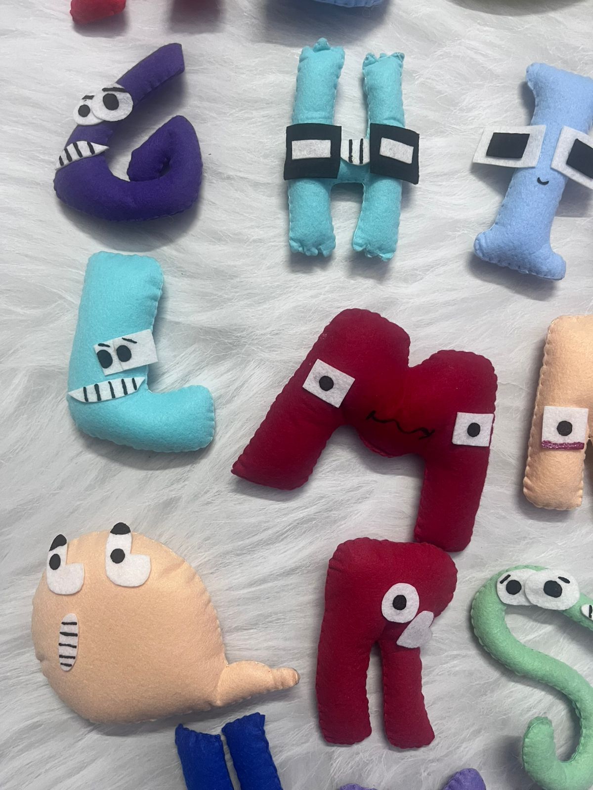 26 PCS Alphabet Lore, Educational Soft Felt Letters A-Z