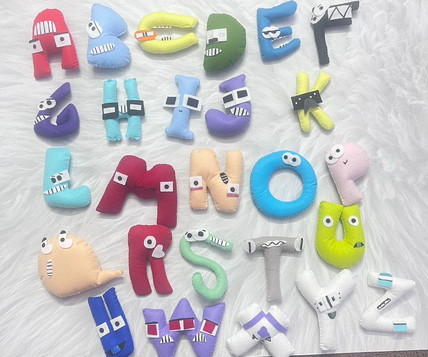 26 PCS Alphabet Lore, Educational Soft Felt Letters A-Z