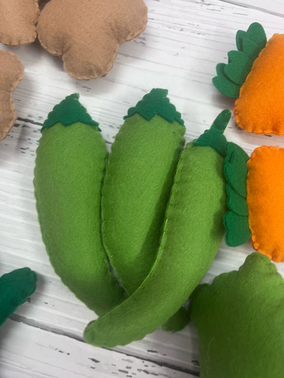 Preschool Vegetable Plush Set