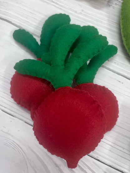 Preschool Vegetable Plush Set